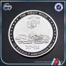 Engraved Logo Silver Coin